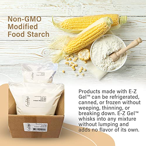 Cornaby'S E-Z Gel Instant Food Thickener 5 Pounds | Gluten-Free, Non-Gmo, All-Natural, Instant Food Starch Granules For Thickeni