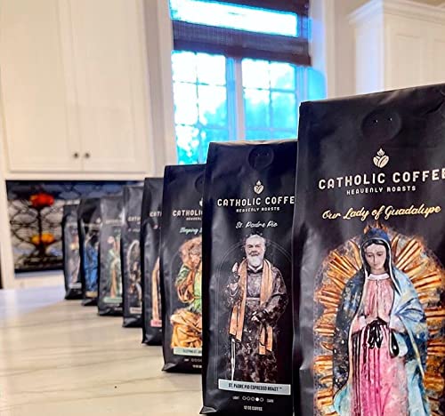 Our Lady Of Guadalupe Mexican Spiced Chocolate Flavor Coffee (Whole Bean) 12 Ounces