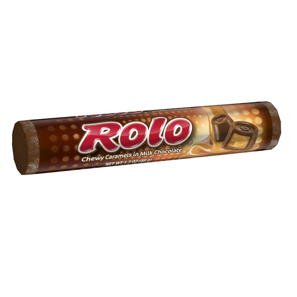 Rolo Rich Chocolate Caramels Candy Rolls, 1.7 Oz (36 Count)