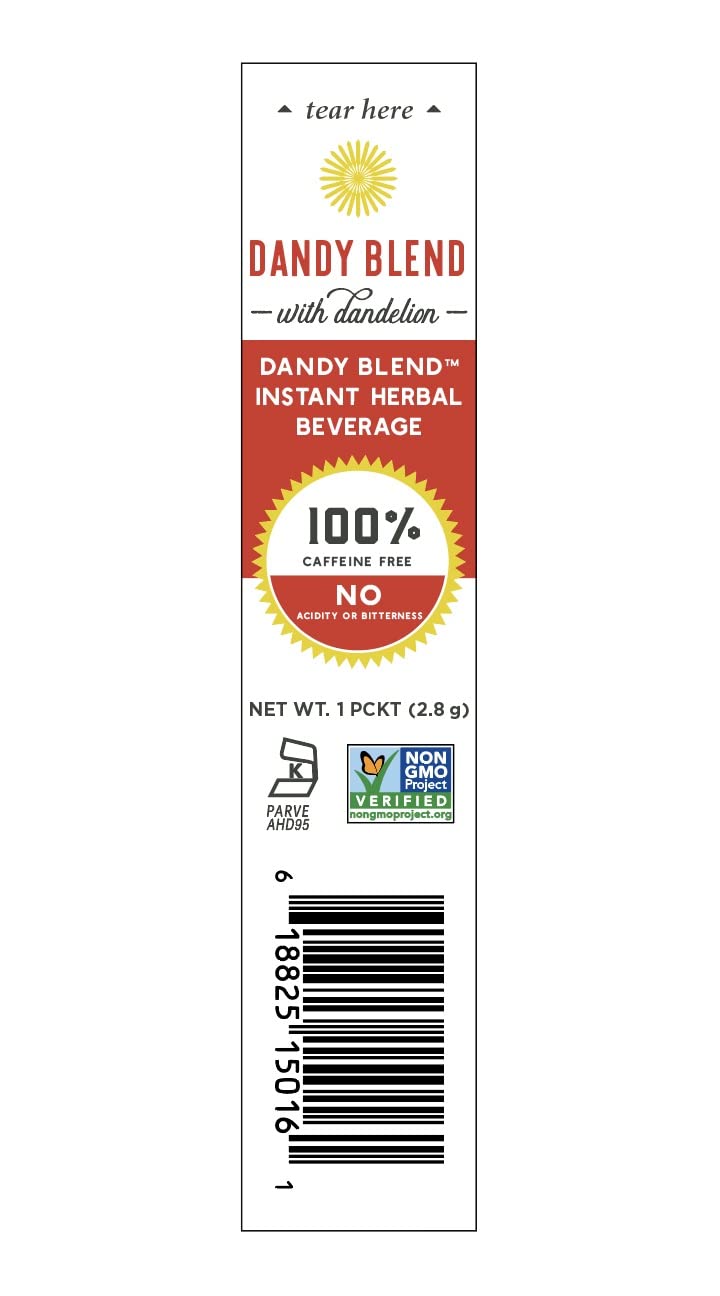 Dandy Blend Instant Herbal Beverage, 25 Single Servings, 2.5 oz Box, Coffee Substitute