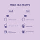 Hojalicious - Milk Tea Powder Mix (2.2Lb, Taro)