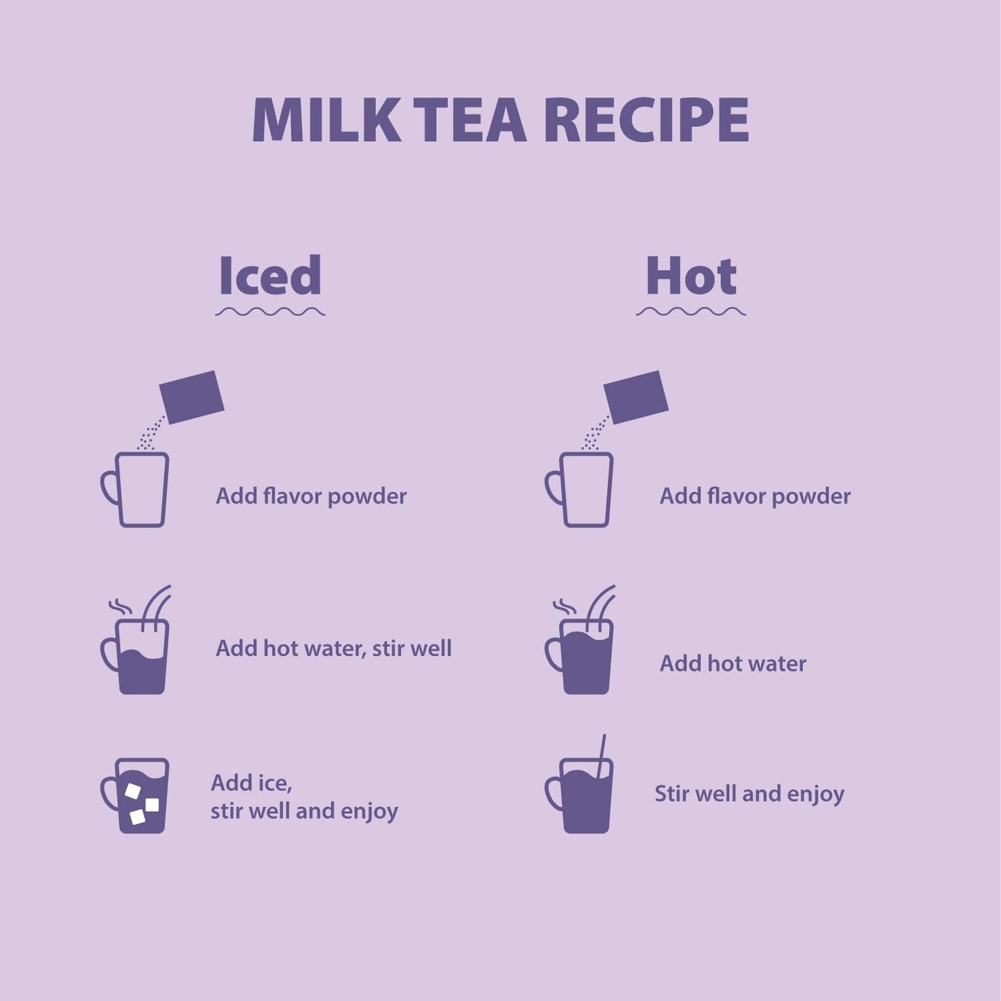 Hojalicious - Milk Tea Powder Mix (2.2Lb, Taro)