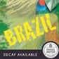 Volcanica Coffee Brazil Decaf Whole Bean, Swiss Water Processed, 16 oz, Brown
