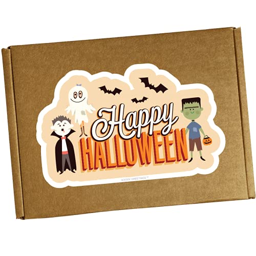 Hangry Kit Halloween Care Package Snack Box Variety Pack - 20 Count - Assorted Chips  Cookies  Candy & ers - Fun Spooky Design - Gift for Kids  Teens  College Students  or Office - Spooky