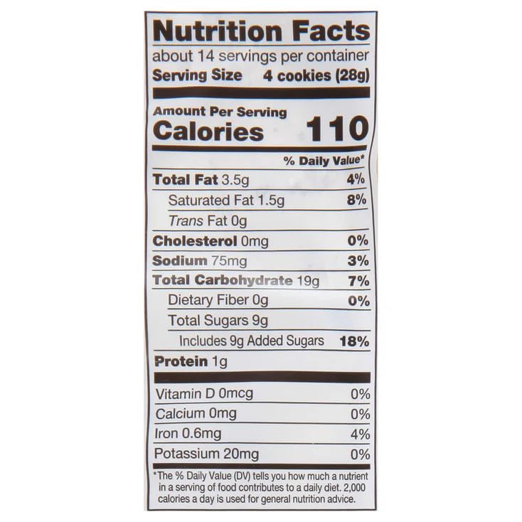 STAUFFERS Apple Cinnamon SNAPS Cookies - 14oz Bag - No High Fructose Corn Syrup, No Artificial Flavors or Colors