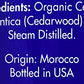 Zongle Usda Certified Organic Cedarwood Essential Oil, 1 Oz - For Hair Growth, Dogs, Skin, Closet, Cats, Wood, Scalp, Diffuser,
