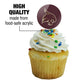 GRAPHICS & MORE Cupcake Picks Set of 6, Texas State University, Multi Color, Acrylic, One Size