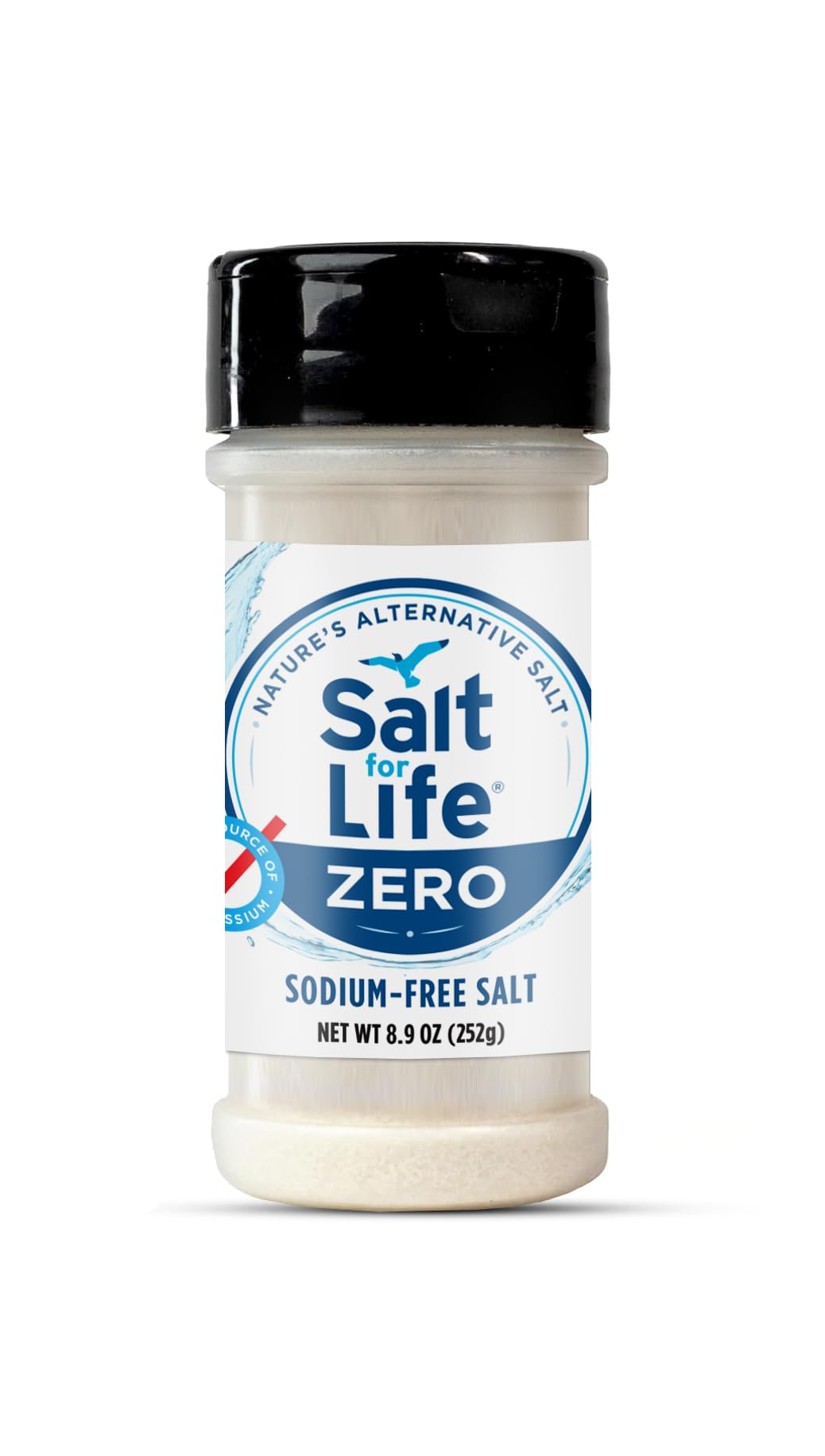 Salt For Life Zero Sodium Salt Substitute - 8.9 oz. - Tasty Low Sodium Salt & Potassium Salt Substitute for High Blood Pressure 