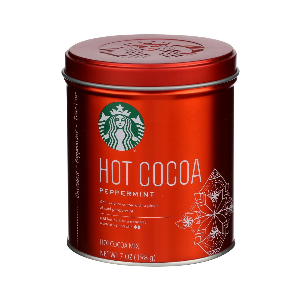 Starbucks Hot Cocoa Mix Tin (Triple Winter Variety, Pack Of 3), 7.00 Ounce (Pack Of 1)