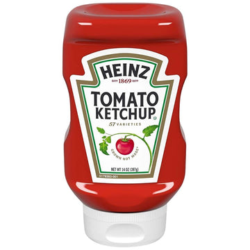 Heinz, Tomato Ketchup, 14oz Squeeze Bottle (Pack of 2)