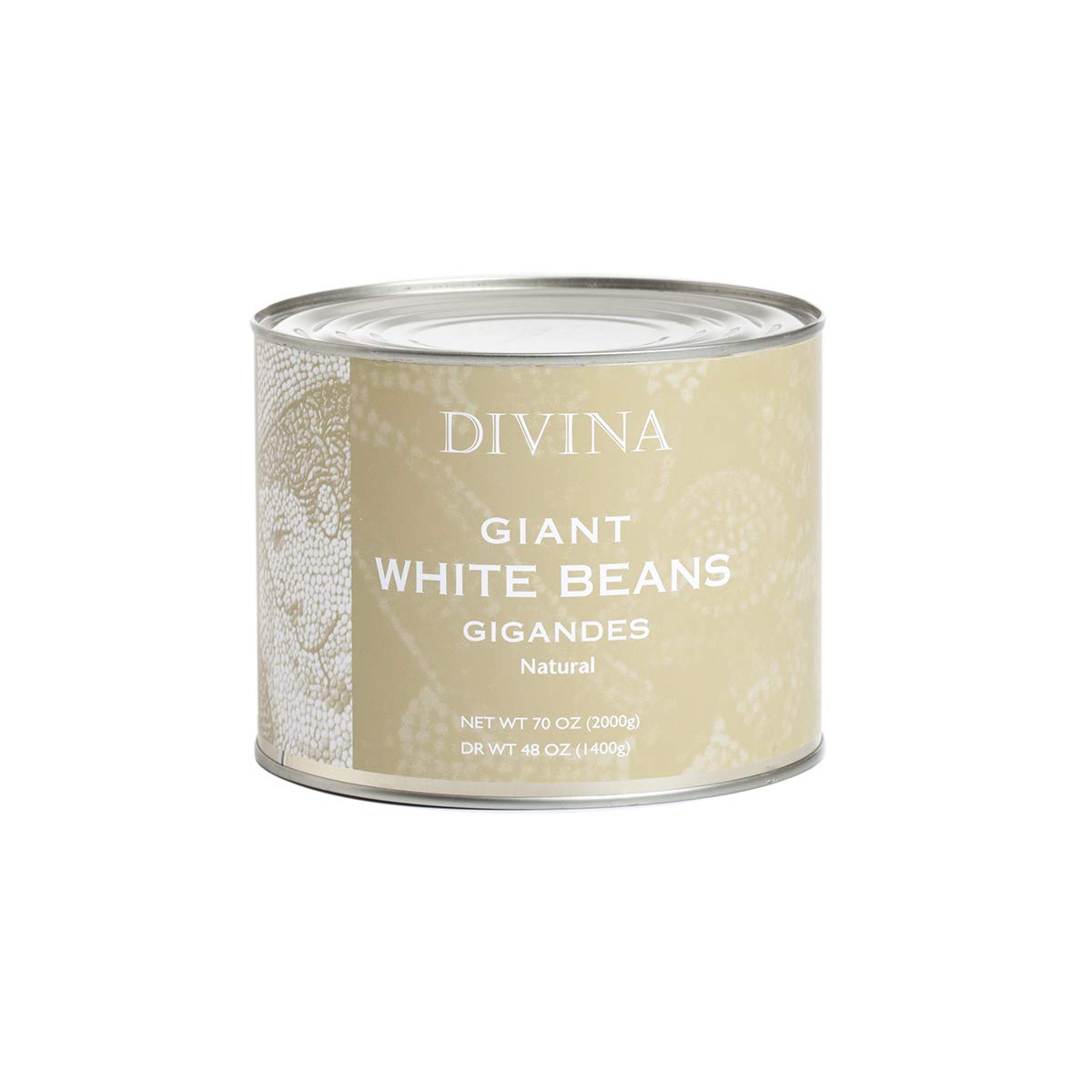 Divina Giant White Beans - 49.6 Ounce (3.1 lb) Pack - Premium Quality Legumes