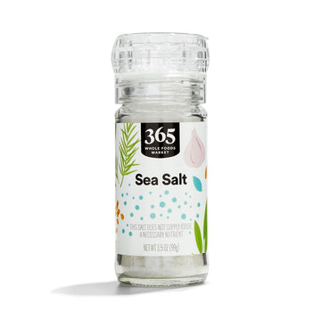 365 by Whole Foods Market  Sea Salt with Built-in Grinder  3.5 Ounce