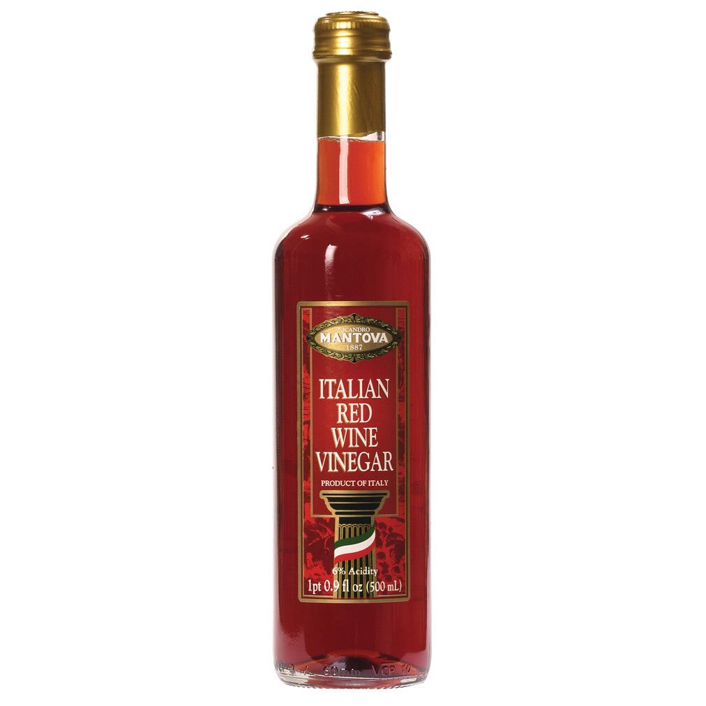 Mantova Vinegar Wine Red, 17 oz, Pack of 2, Product of Italy, Model FIFRWV