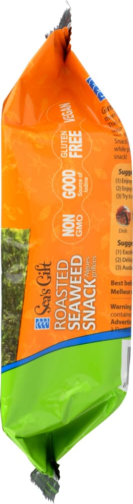 Seas Gift Roasted Seaweed Snack - 0.17 Oz