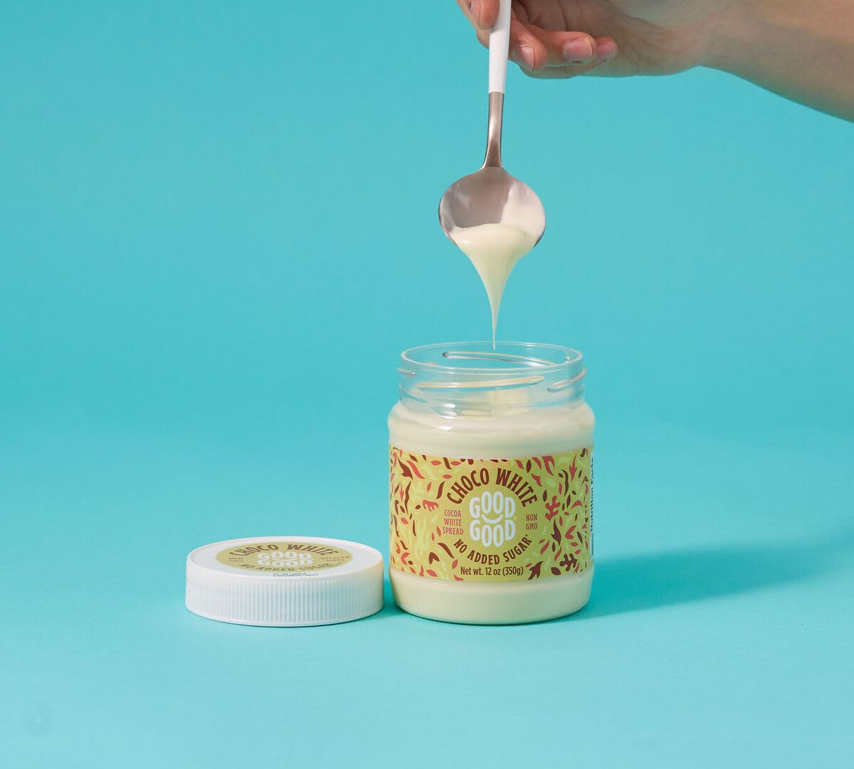 Good Good Belgian Choco Hazel & White Bunde - 12 Oz (350G) - No Added Sugar - Low Glycemic - Keto Friendly - Gluten Free - Vegetarian Friendly (2 Pack)