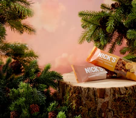 NICKS Peanut Chocolate Snack Bar, Keto Nut Snack for Sports, Hiking & Outdoor Activities, 1G sugar, 3G net carbs, healthy snack