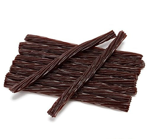 Chocolate Flavored Licorice Twists by Its Delish, 1 Lb Bulk Bag, Original Style Artificially Flavored Chocolate Candy Chewy Twists – Great Gifts Party Sweets – Made in USA, Vegan, Kosher