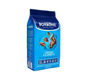 Caff Borbone Medium Roast Whole Bean Coffee - Crema Classica - Premium Selection Of Arabica And Robusta Blends - 2.2 Pound (Pack