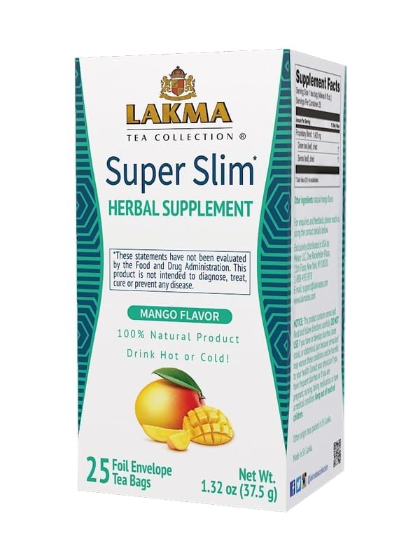 Lakma Super Slim Tea With Mango - 25 Tea Bags
