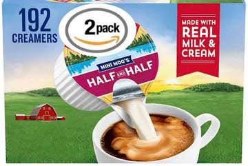 Coffee Creamer Singles Half & Half Creamer Singles, 192 Count (2 Pack)