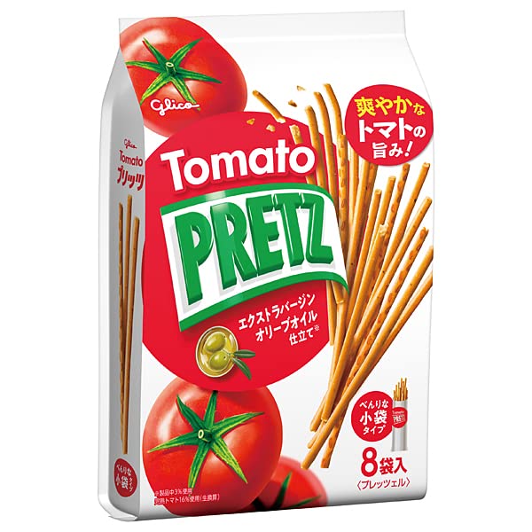 Pretz Ripe Tomatoes 4.7oz 5pcs Japanese Pretzel Snack Ninjapo