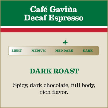Caf   Gavia Decaf Espresso Roast Extra Fine Ground Coffee, 100% Arabica, (3 X 10 Oz Cans)