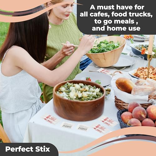 Perfect Stix - Salt and Pepper Packets-200 Salt and Pepper Packets combo -100 of Each (200 Total Packets)