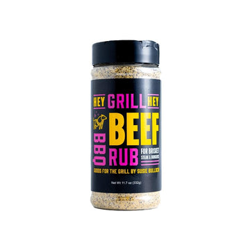 Hey Grill Hey | Beef Rub 11.7 Oz | Nbbqa Award Winning Rub. Geat Brisket Seasoning, Burger Seasoning, Steak Seasoning, Veggies A