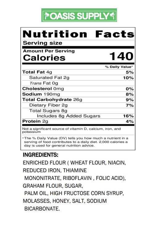 Oasis Supply Graham Cracker Crumbs, Bulk 3 Lb. Bag