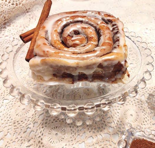 Gourmet Old-Fashioned Traditional Glaze Jumbo Cinnamon Rolls-Pack Of 6