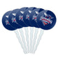 Shenandoah University Primary Logo Cupcake Picks Toppers Decoration Set of 6