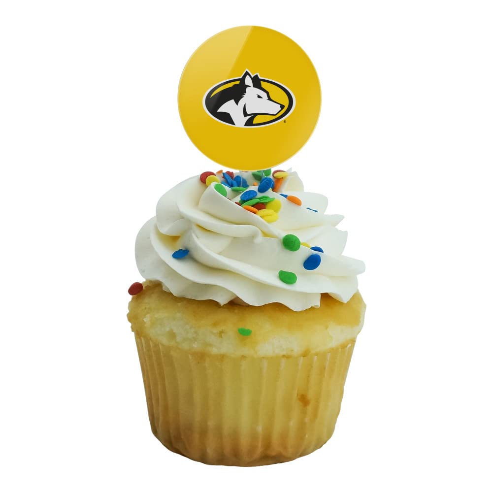 Michigan Tech Primary Logo Cupcake Picks Toppers Decoration Set Of 6