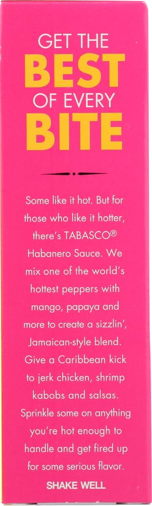 TABASCO Habanero Sauce - Spicy Pepper Sauce - 2 Fl Oz (Pack of 2)