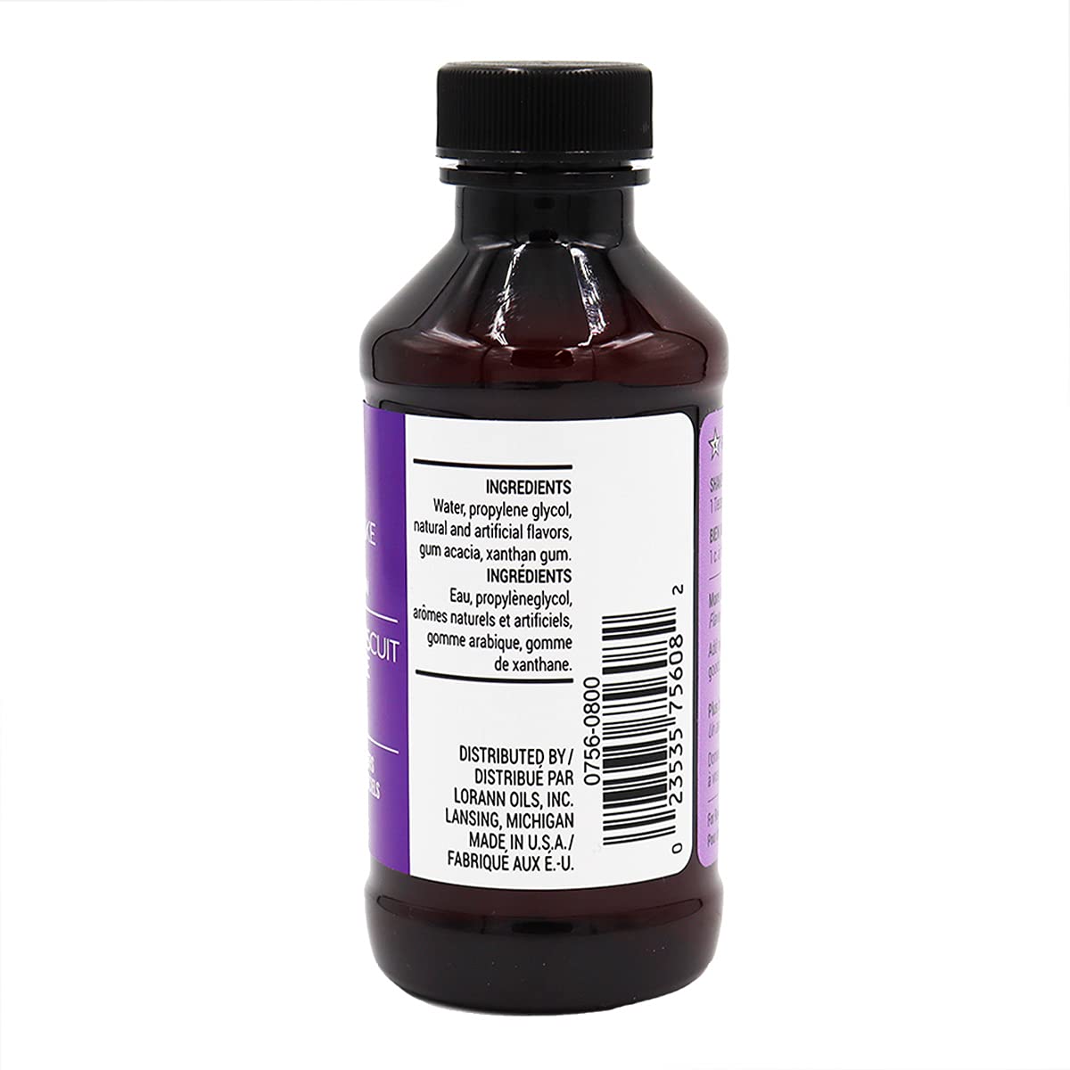LorAnn Oils Bakery Emulsion, Princess Cake Flavor, 4 Fl Oz (Pack of 4), Gluten-Free, Keto-Friendly, Model 0756