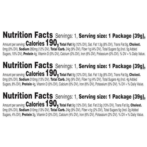 Keebler Sandwich Crackers, Lunch Snacks, Variety Pack (45 Packs)