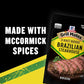 McCormick Grill Mates Marinade, Brazilian Steakhouse, 30 Minute Liquid Marinade, Single Use Pouch, No Waste, Exciting Brazilian-