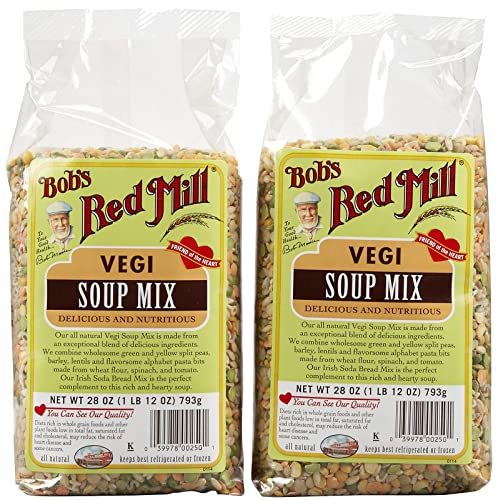 Bob'S Red Mill Veggie Soup Mix, 28 Ounce, 2 Pack