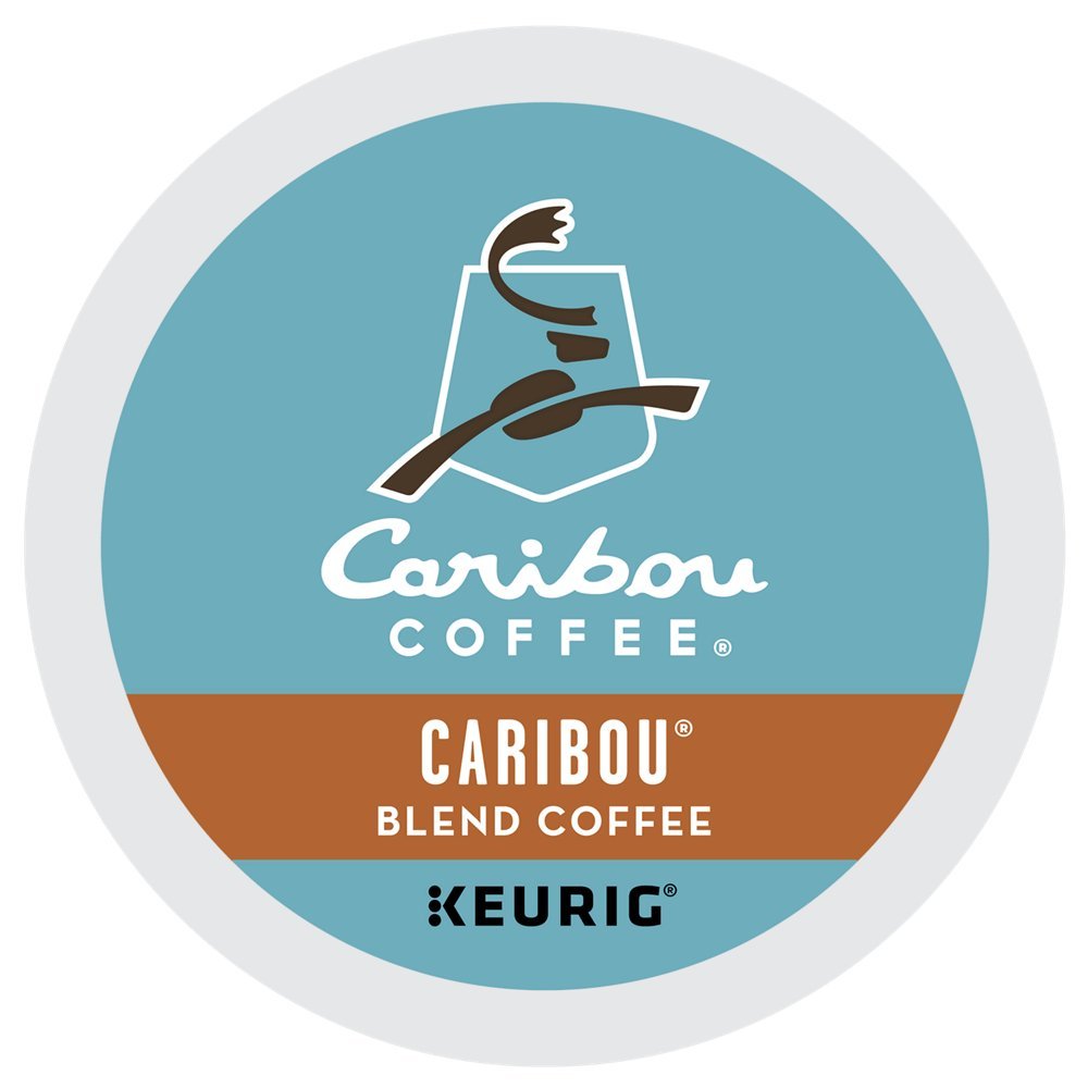 Caribou Coffee K-Cup Portion Pack, Caribou Blend, 96 Count, Brown, Model PRTAZ11A