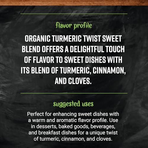 Frontier Turmeric Blend, Sweet, Organic, 1.8 Ounce