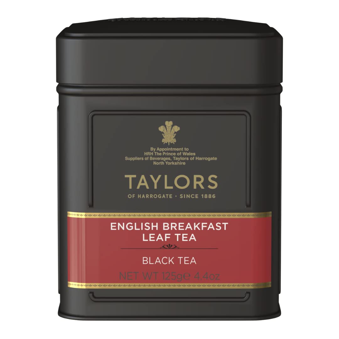 Taylors of Harrogate English Breakfast Tea, 4.41 Ounce, Black, Model 5314