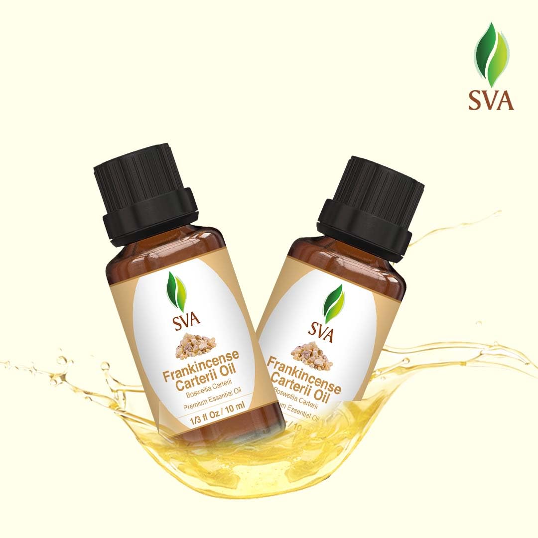 Sva Frankincense Essential Oil 1/3 Oz(Boswelia Carterii) -100% Pure, Natural, Undiluted, Therapeutic Grade For Skin & Hair Care,