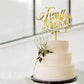 Qertesl Future Mr And Mrs Cake Topper,Acrylic Bridal Shower Cake Pick Decorations- For Wedding Engagement Theme Party Decoration