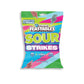 Feastables Mrbeast Strikes Sour Candy  Mixed Gummies With Watermelon  Green Apple  Strawberry  and Raspberry Flavors  Candy for mature-themeds & Kids as Snacks or Dessert  Made With Fairtrade Sugar  12CT