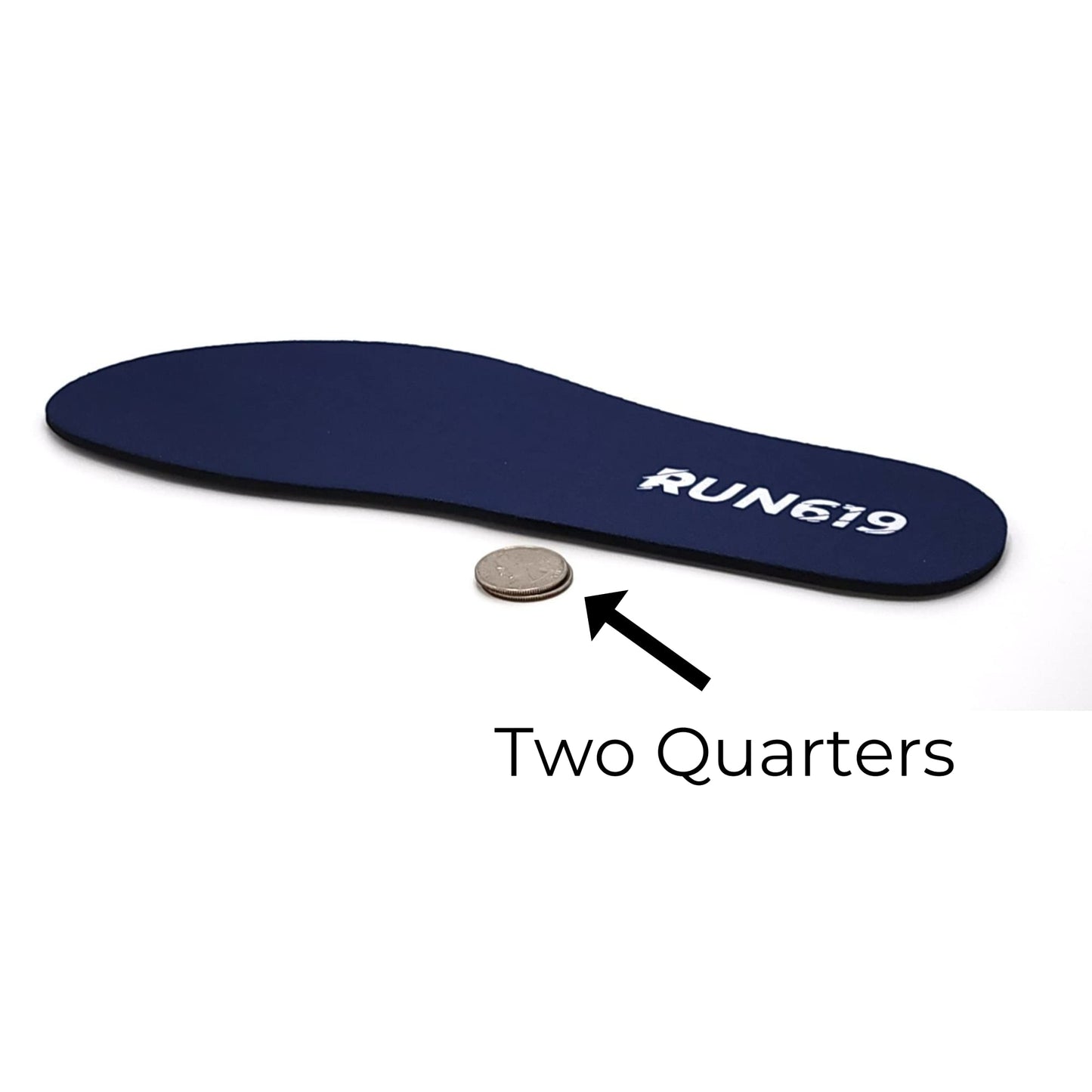 Run619 Zero Drop Shoe Insoles - Thin Flat Medium Shoe Inserts W/No Arch Support - Foot Forming - Perfect For Running Walking Wor