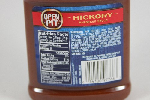 Open Pit Hickory Bbq Sauce, 18-Ounce (Pack Of 3)
