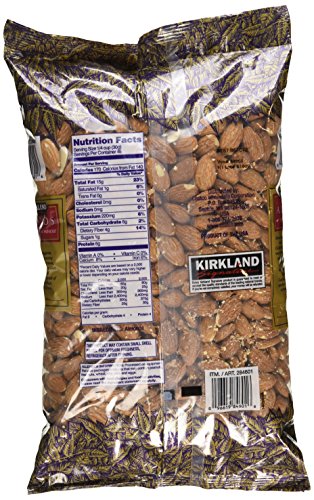 Kirkland Signature Whole Almonds, 3 Pound Bag - Premium Quality, Multi-Color, Healthy Snack, Perfect for Baking and Cooking