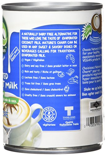 Natcharm Coconut Milk Evaporated, 12.2 oz