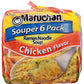 Maruchan Ramen Noodles Chicken Flavor, 3 Ounce, 6 Count (Pack of 1)