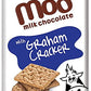 Moo Chocolates All Natural Milk Chocolate Mini Bars With Graham Cracker 0.7 Oz, 14 Ct (Pack Of 1) | 100 Calorie Snacks For On-Th
