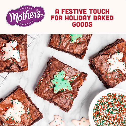 Mothers Frosted Cookies, Limited Batch Reindeer Games, stocking stuffer, Christmas Shortbread Animal Cookies, Resealable Bag, 9